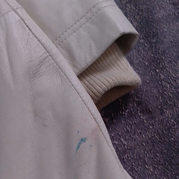 Danier Leather Winter Trench Coat Thinsulate WHITE WOMENS - Picture 5 of 16